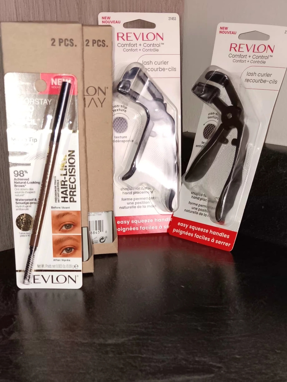 $8 4 Piece Set Revlon ColorStay Micro Brow Pencil — Medium Brown$8